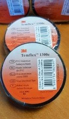 3M TEMFLEX 1300E - Siyah ( 10 Adet Fiyatı )