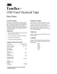 3M TEMFLEX 165 ( 1500) / 3M Vinil Bant ( 10 ADET )