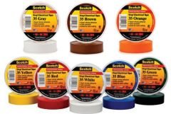 Scotch 35 Vinil Elektrik Bandı, Yeşil 19 mm x 20 m