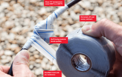 3M SCOTCH 70 Silikon Kaucuk Eriyen Eriyen Bant, 25 mm x 9,1 m