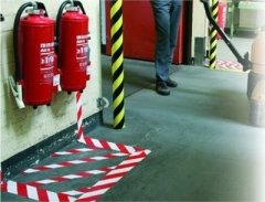 3M 767i Genel Amaçlı Vinil Bant (Kırmızı-Beyaz)50 mm x 33m