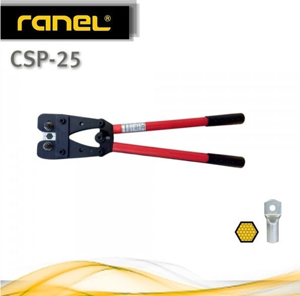 CSP-25 Çelik Halat Yüksük Sıkma Pensesi