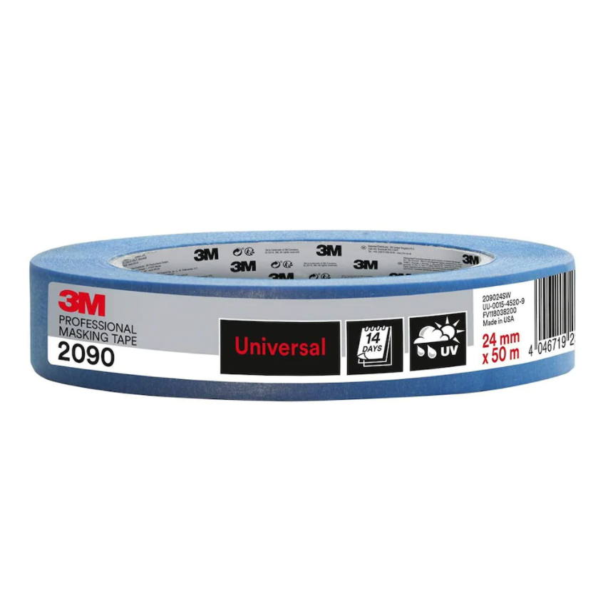 3M 2090 Mavi Kağıt Maskeleme Bandı 24mm x 50m