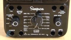 Simpson 260-8P VOM PROTECTED METER Analog Multimetre 1000V 10A 20MΩ | Orijinal Test Cihazı