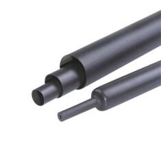 Isı ile Daralan Makaron 10 mm Siyah CYG – KTG 100 Metre