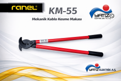 Ranel KM-55 Mekanik Kablo Makasları | Ranel Yetkili Satış Bayi - Yatiz