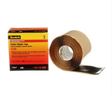 Scotch® 2228 Kauçuk Mastik Bant, 51 mm x 3,05 m (2 inç x 10 ft)