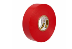 Scotch® Vinil Elektrik Bandı 35, Kırmızı, 3/4 inç x 66 ft (20 mm x 2.012 cm), 1 inç (26 mm) çekirdek, 20 rulo/kutu, INTL