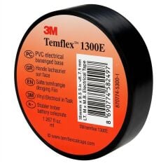 3M Temflex 1300E Elektrik İzole Bant (Siyah)