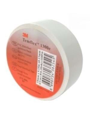 3M Temflex 1300E Elektrik İzole Bant 19 mmx9,15 m(Beyaz)