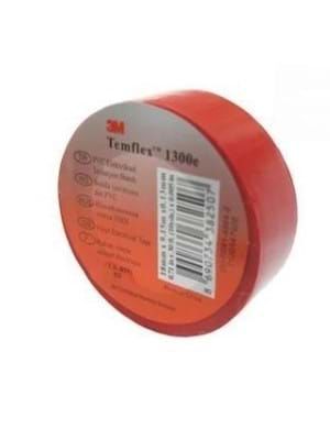 3M Temflex 1300E Elektrik İzole Bant 19 mmx9,15 m(Kırmızı)