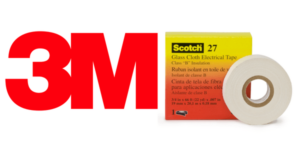 3M SCOTCH 27 Cam Bezi Elektrik Bandı 19mm x 20 mt