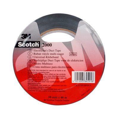 3M Scotch® 2000 Elektrik Duct Tape - Gri 50mm x 46m
