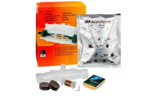 3M Scotchcast Reçineli Düz Ek Kiti 92-NBA7, 1kV, 4 x 120 - 240 mm2