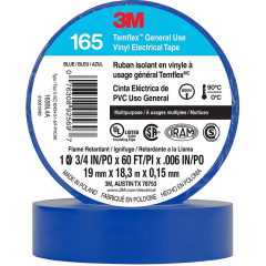 3M Temflex Vinil Elektrik Bandı 165 (MAVİ)