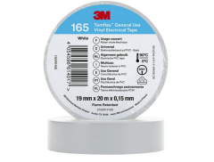 3M Temflex Vinil Elektrik Bandı 165 (BEYAZ)