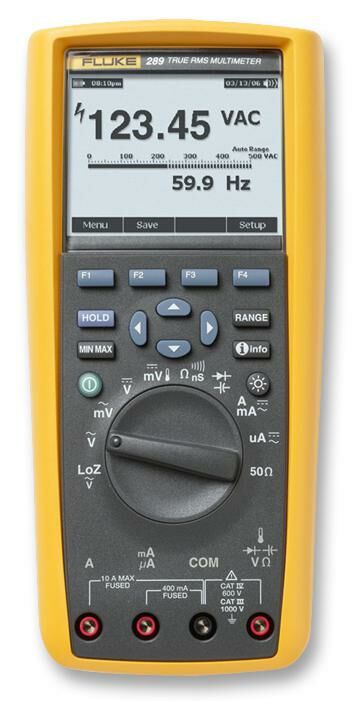 計6ケ　24‘ Fluke 289 True-rms Veri Saklama Multimetresi
