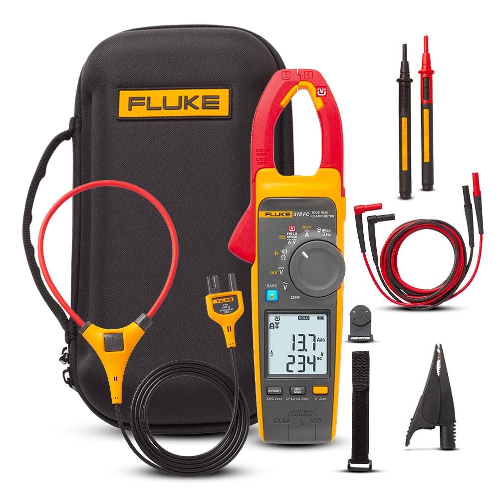 Fluke 378 FC True-rms AC/DC Pensampermetre iFlex Özellikli
