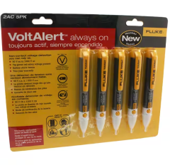 FLUKE 2AC/90-1000V5PK Volt Alert 90-1000V, 5-pack, Flat-tip