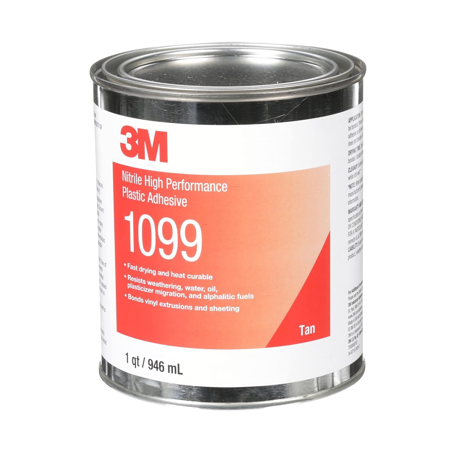 3M™ Scotch Nitril Yüksek Performanslı Plastik Yapıştırıcı Scotch-weld 1099 1 Litre